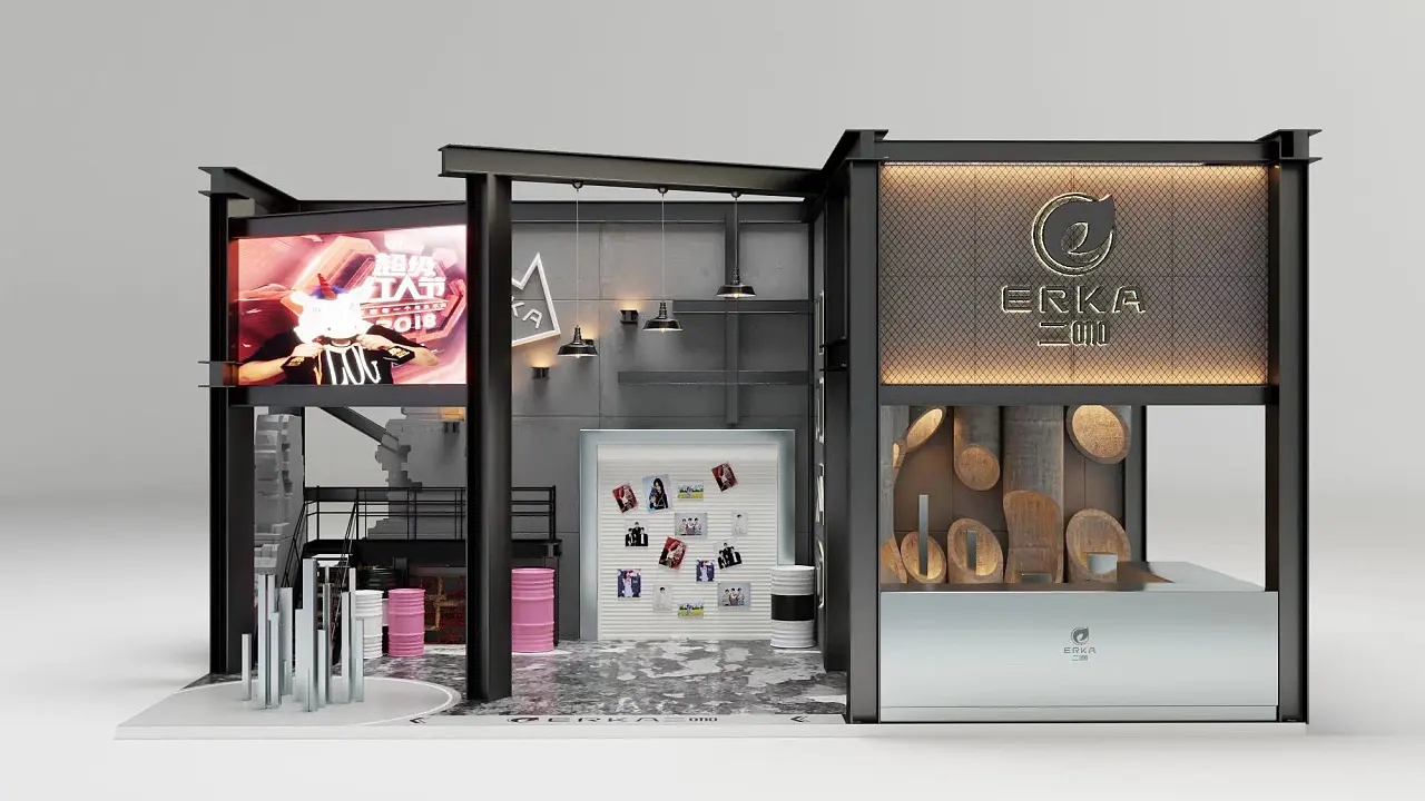 二咖杭州展臺設計搭建案例分析